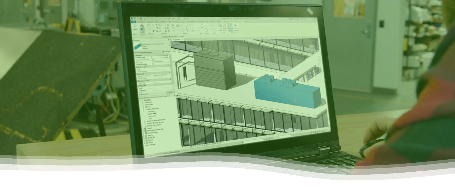 Creazione librerie materiali e modelli 3D, oggetti BIM